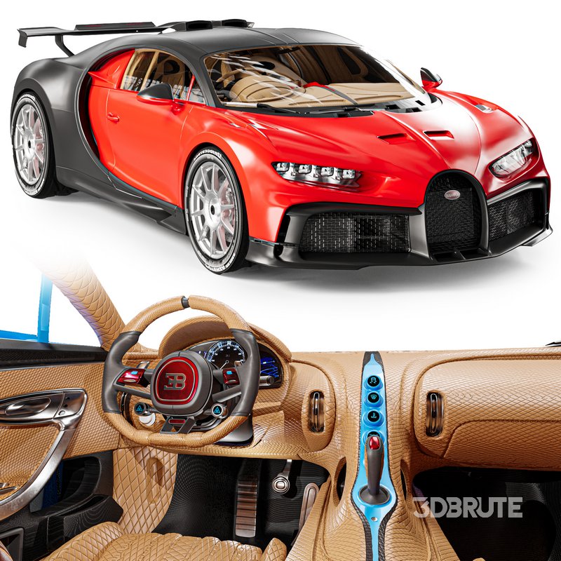 Bugatti Chiron + interior Image 4