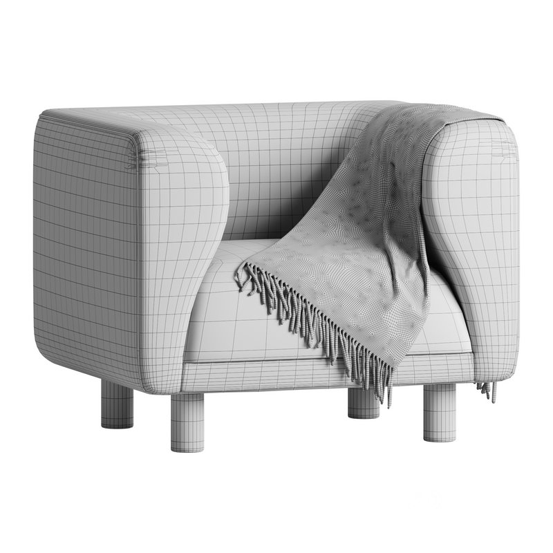 Veneto Velvet Poudre Armchair Image 14