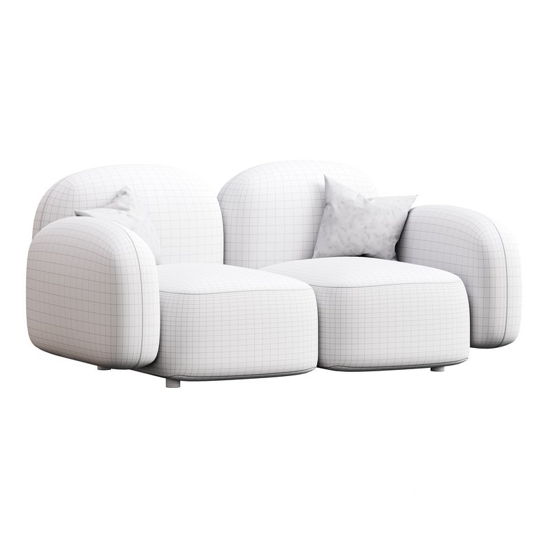 Modern Loveseat sofa Image 14