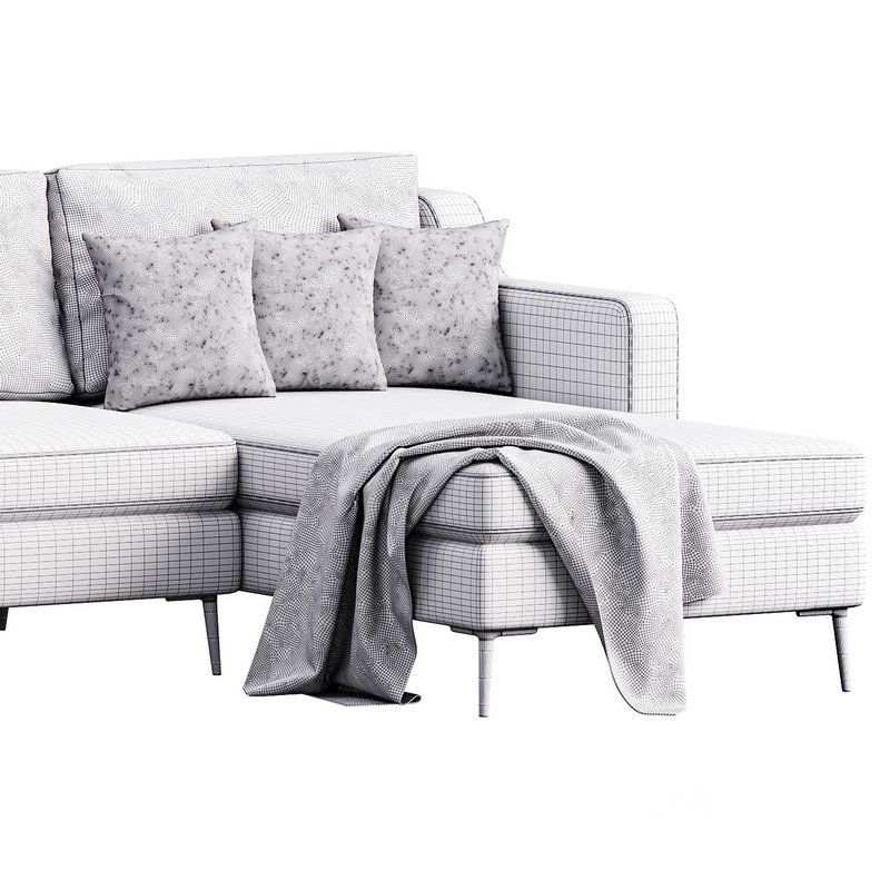 Corner sofa Halle L by Delavega Image 15