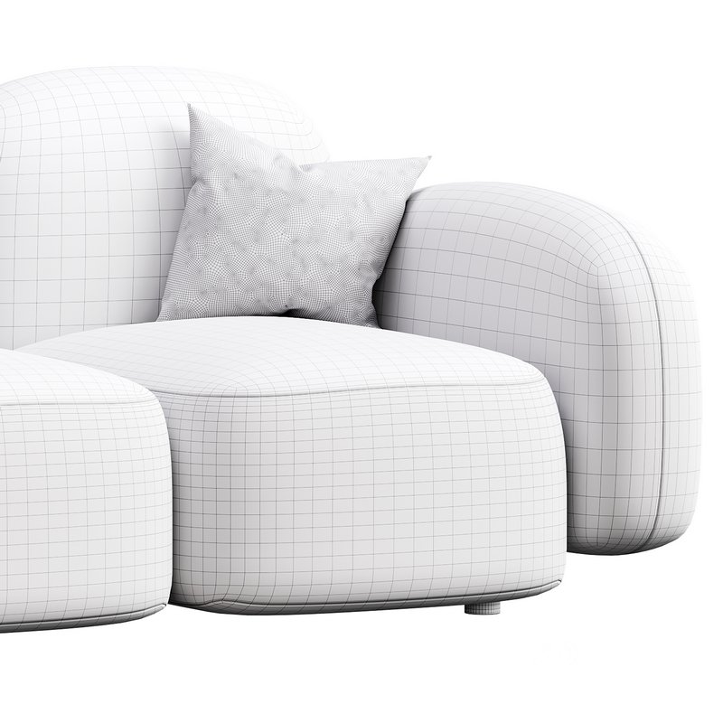 Modern Loveseat sofa Image 15