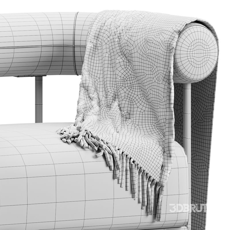 Fulbourn Rust Ochre Velvet Armchair Image 15