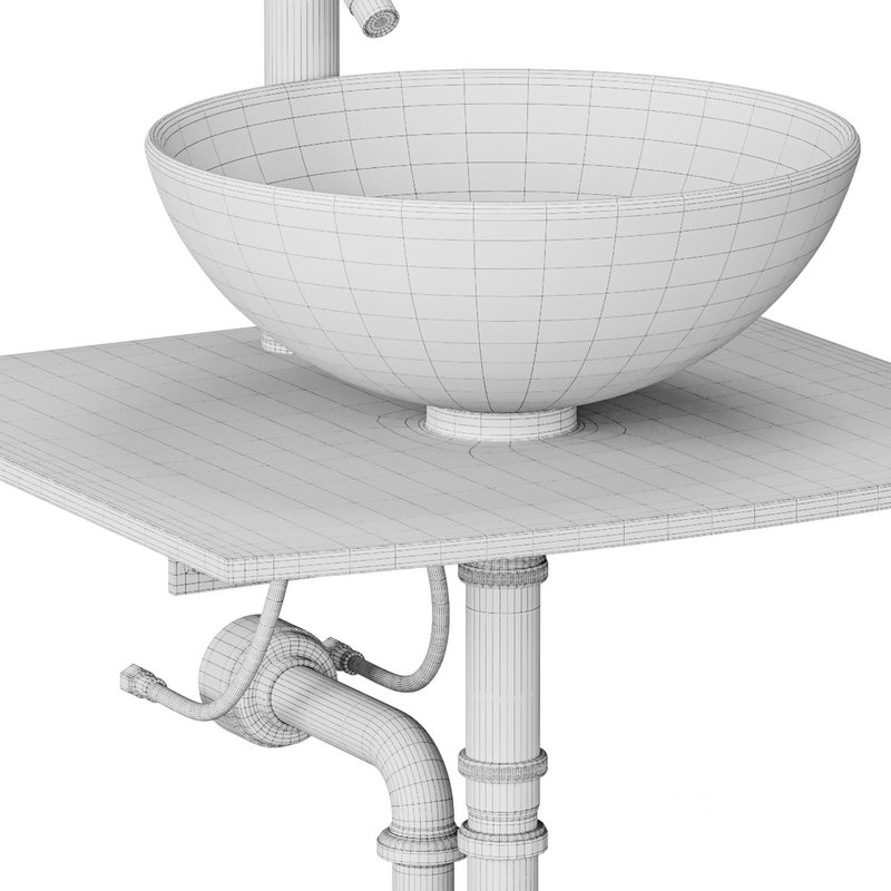 Unique Tempered Glass Wall Mount Vessel Sink Image 15