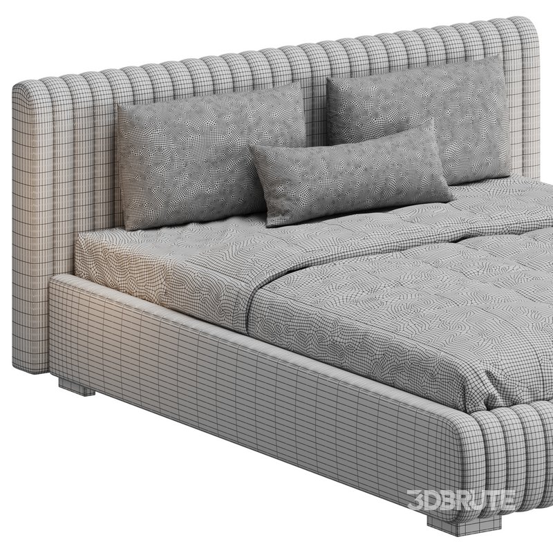 Fabric Stripe Pattern Bed Image 14