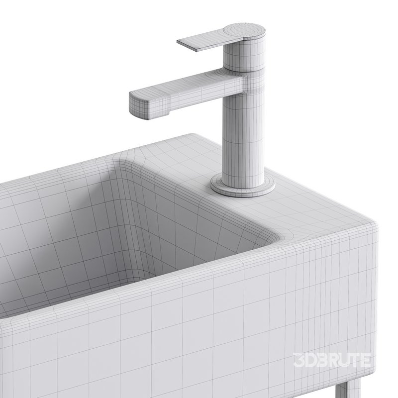 Villeroy Boch Memento Basin and Towel Rail Bundle Image 15