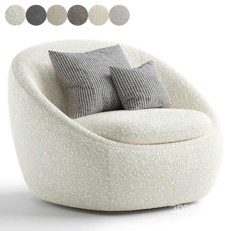 Cozy Swivel Chair Image 1