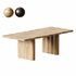 Caldwell Rectangular Oak Dining Table - Thumbnail 1