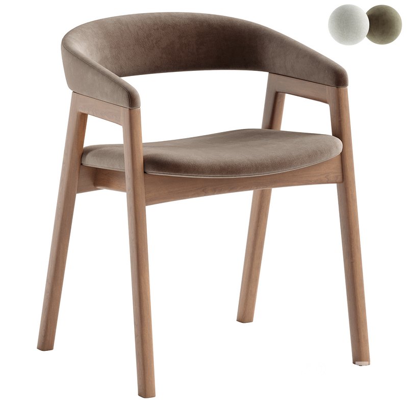 Concorde Fabric Dining Armchair Image 1