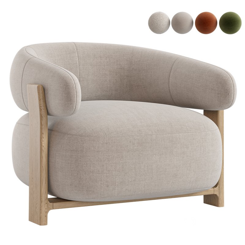 Kave Home Granite Armchair Image 1