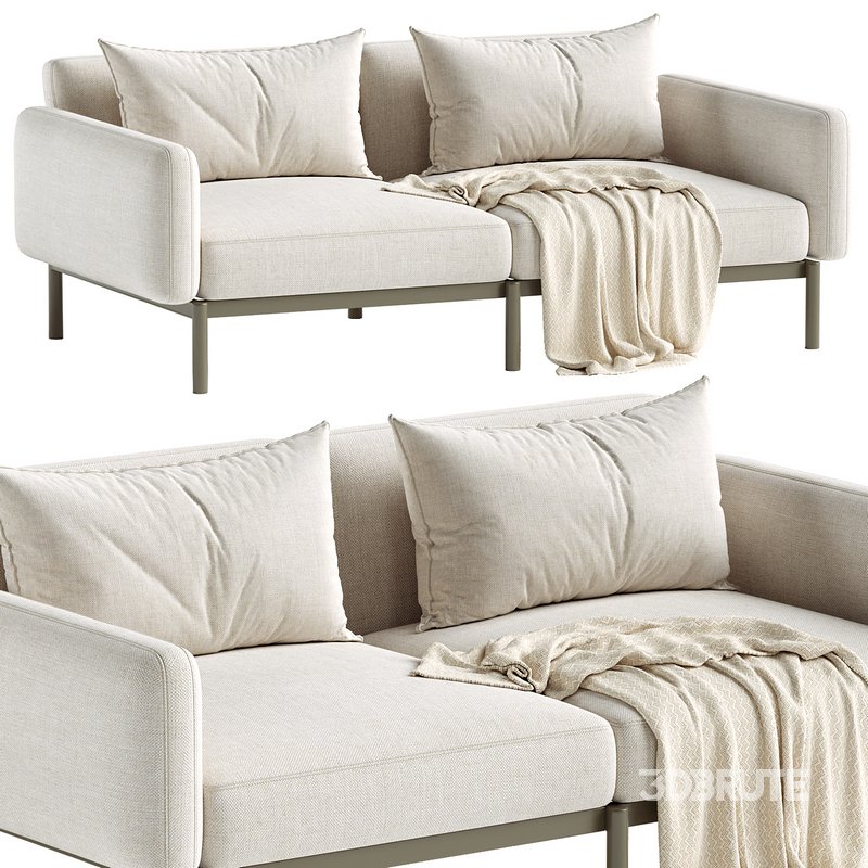 Sorells 2-seater modular outdoor sofa Image 4