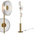 Glacier Crackle Glass Floor Lamp - Thumbnail 1