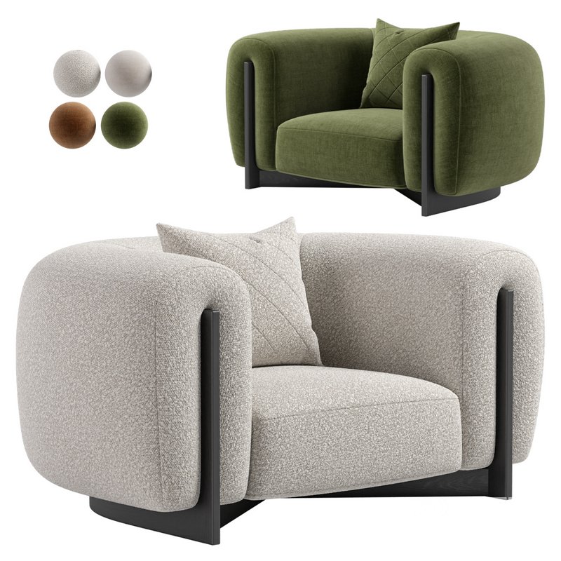 MINUIT ARMCHAIR BY STEPHANE PARMENTIER Image 3