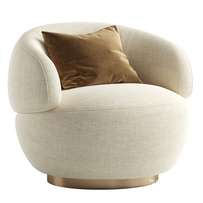 Modern Swivel Easy Chair Image 4