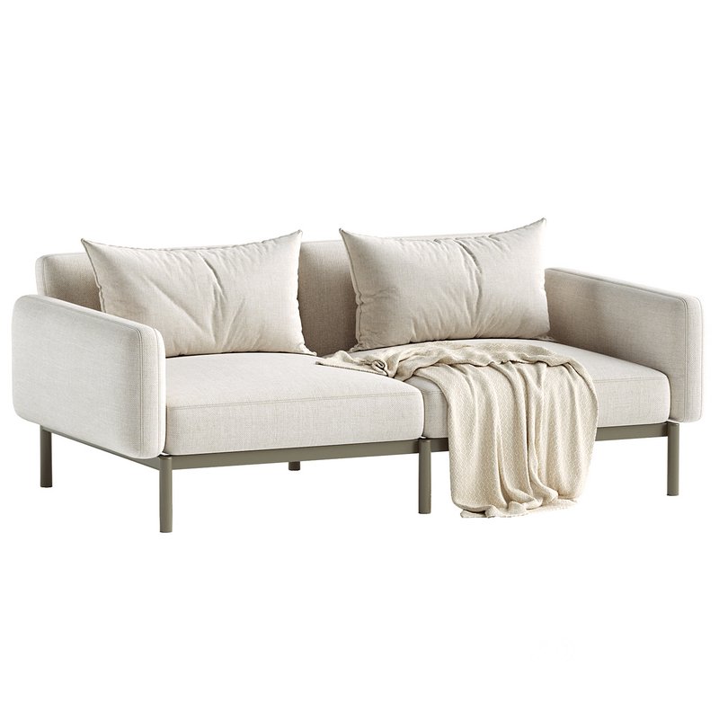 Sorells 2-seater modular outdoor sofa Image 3