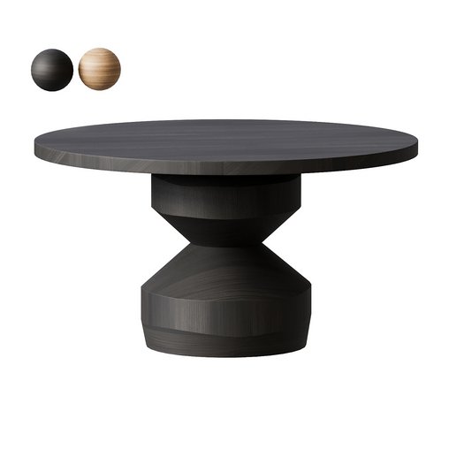Joel Escalonas Design No07, Socle Card and Tea Tables in Wood
