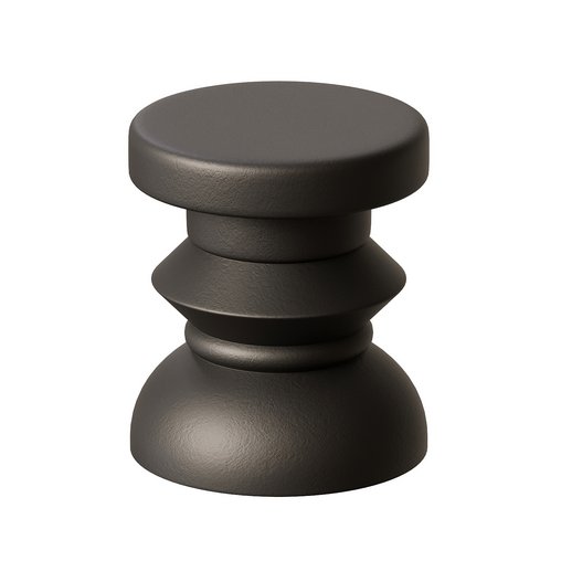 Curved Base Concrete Stool
