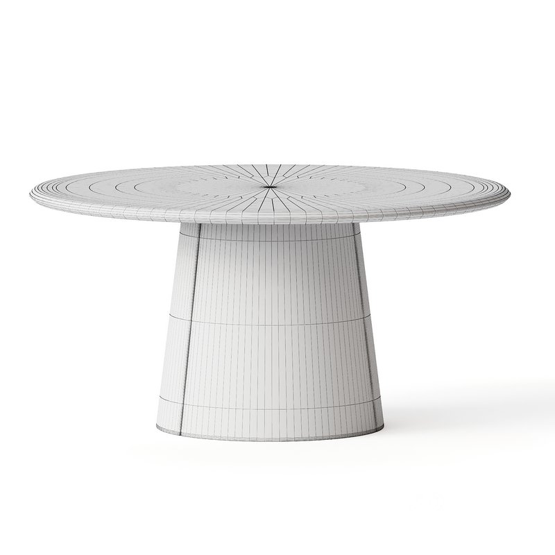 West Elm Anton Round Pedestal Dining Table Image 3
