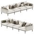 Sorells 4-seater modular outdoor sofa - Thumbnail 4