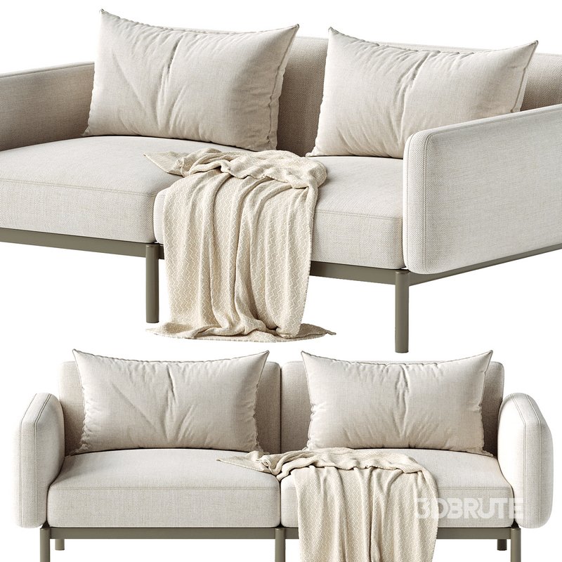 Sorells 2-seater modular outdoor sofa Image 1