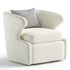 Retro Accent Swivel Chair - Thumbnail 1