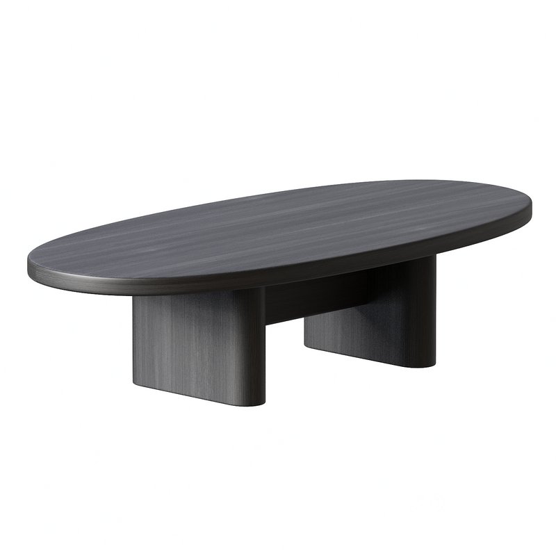 Wooden Coffee Table, Fishes Series 18 by Joel Escalona Image 3