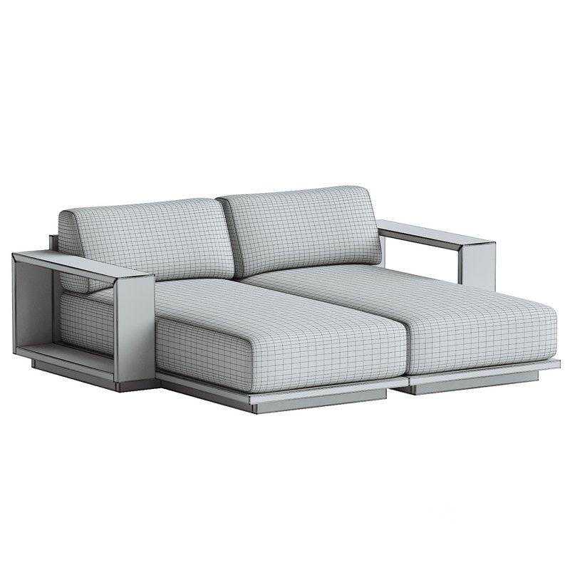 Mallorca Double-Chaise Daybed Image 3