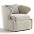 Retro Accent Swivel Chair - Thumbnail 3