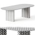 Plush Oval Dining Table - Thumbnail 4