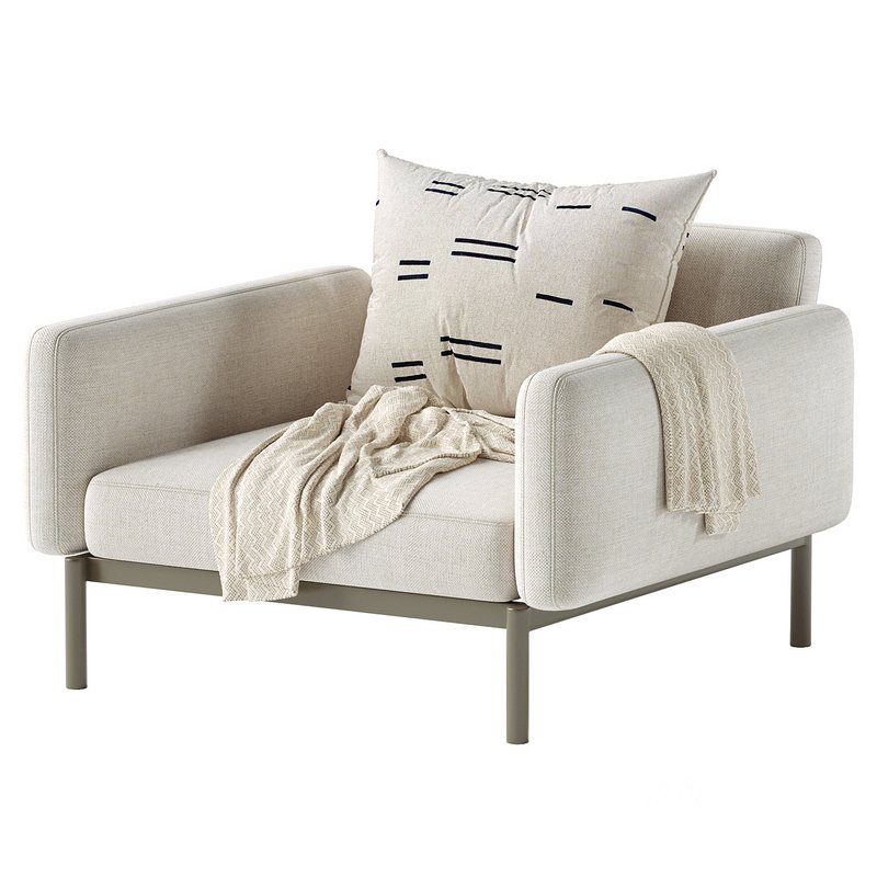 Sorells outdoor modular armchair Image 2