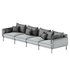 Sorells 4-seater modular outdoor sofa - Thumbnail 2