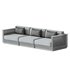 Batten Teak Outdoor Sofa - Thumbnail 4