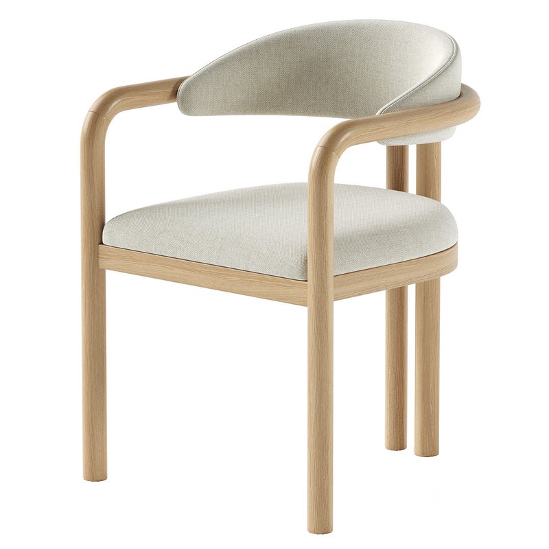 Palermo Fabric Dining Chair Image 4