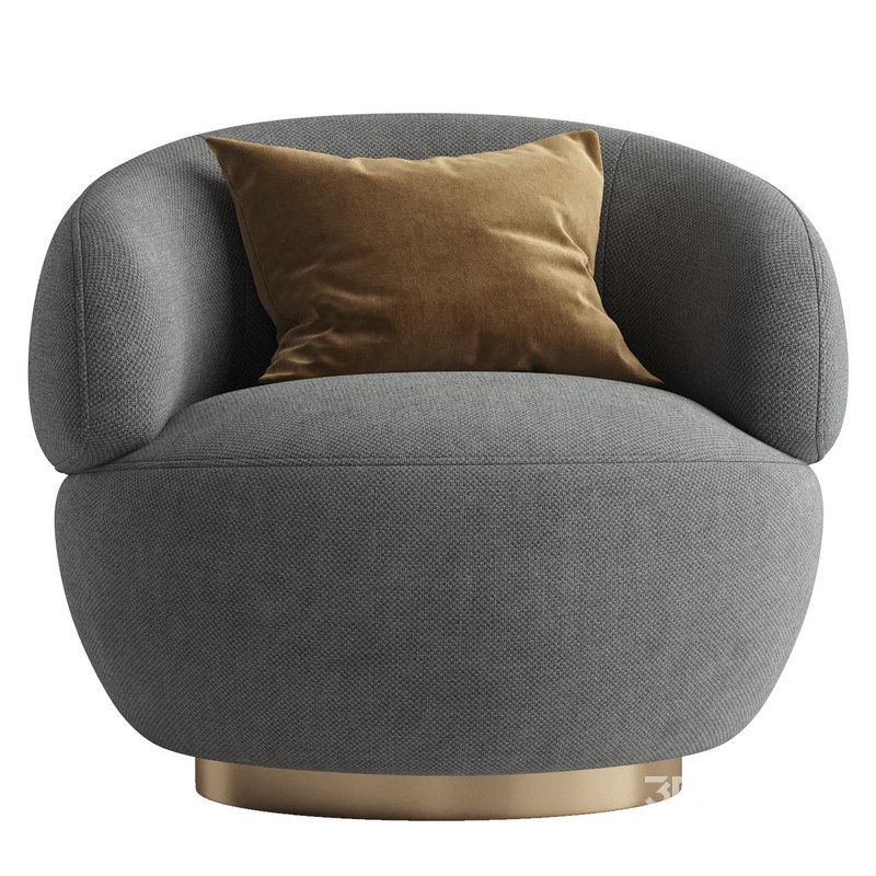Modern Swivel Easy Chair Image 2