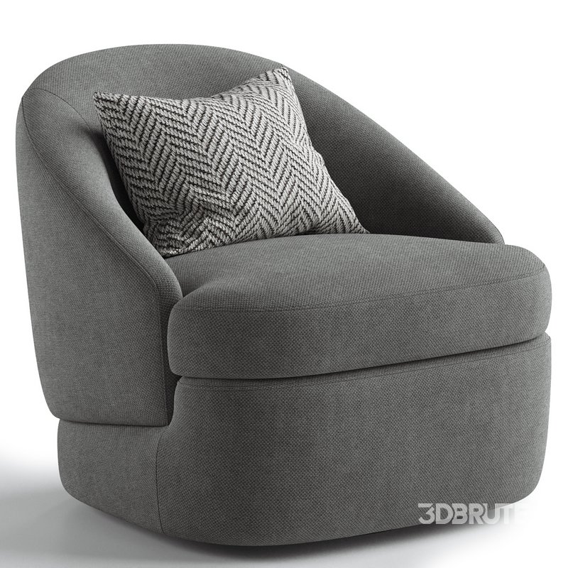 Upholstered Swivel Side Chair Image 5