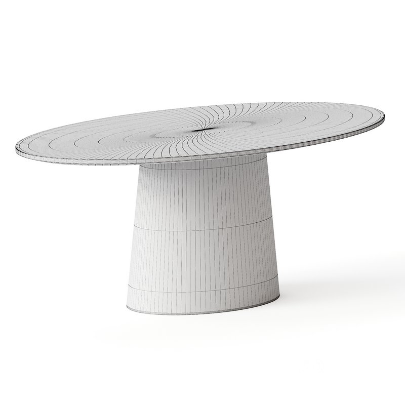 Deodat Oval Dining Table Image 6