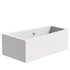 Corner acrylic bathtub Vagnerplast Cavallo offset L 160×90 cm white left with frame - Thumbnail 2