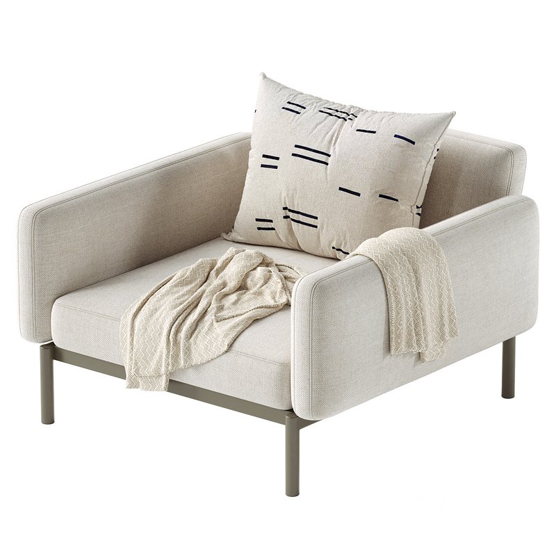 Sorells outdoor modular armchair Image 4