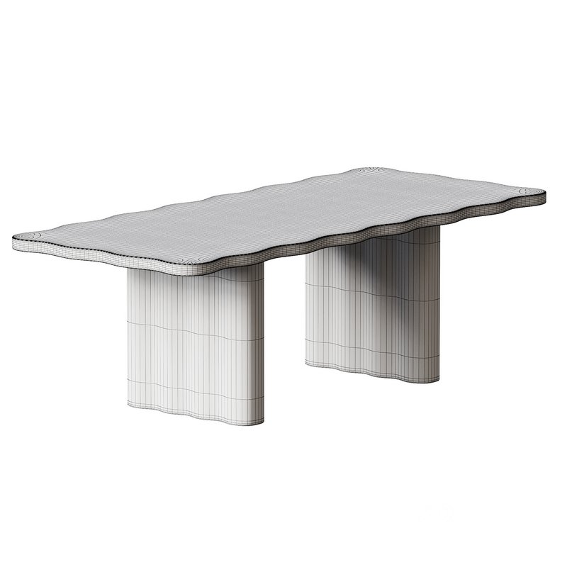 Caldwell Rectangular Oak Dining Table Image 7