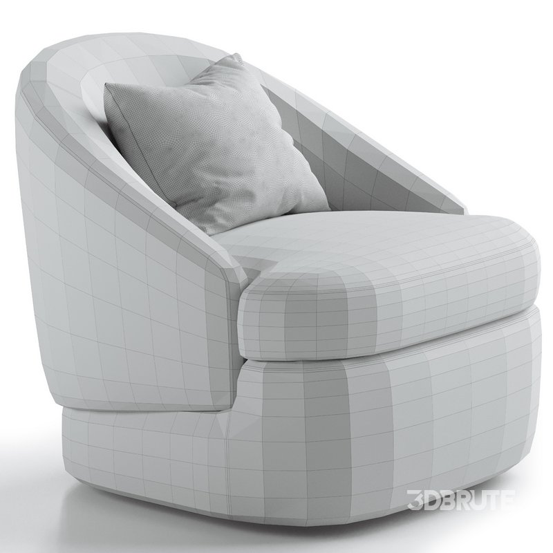 Upholstered Swivel Side Chair Image 6