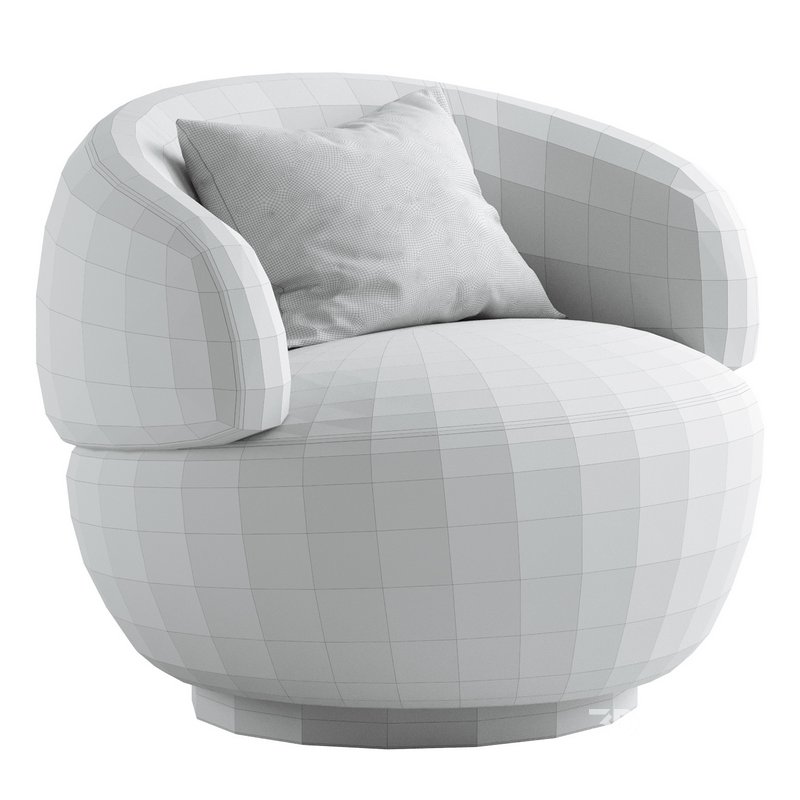 Modern Swivel Easy Chair Image 5