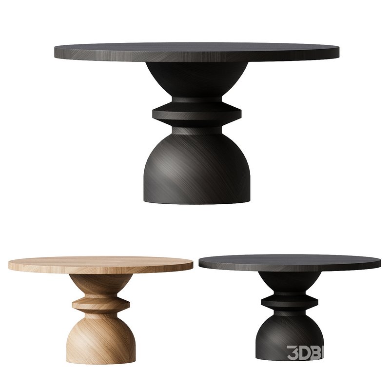 Joel Escalona Designs Socle Dessert Tables, Sweet in Solid Wood No22 Image 5