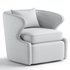 Retro Accent Swivel Chair - Thumbnail 7