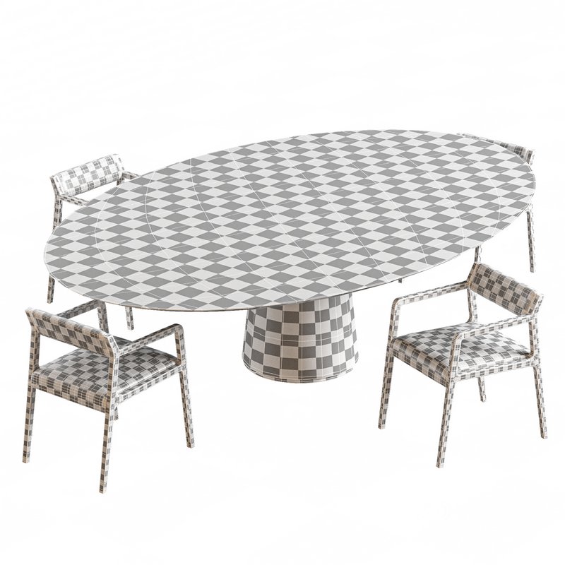 Dante Chair and MATERIC Table By Porro Image 7