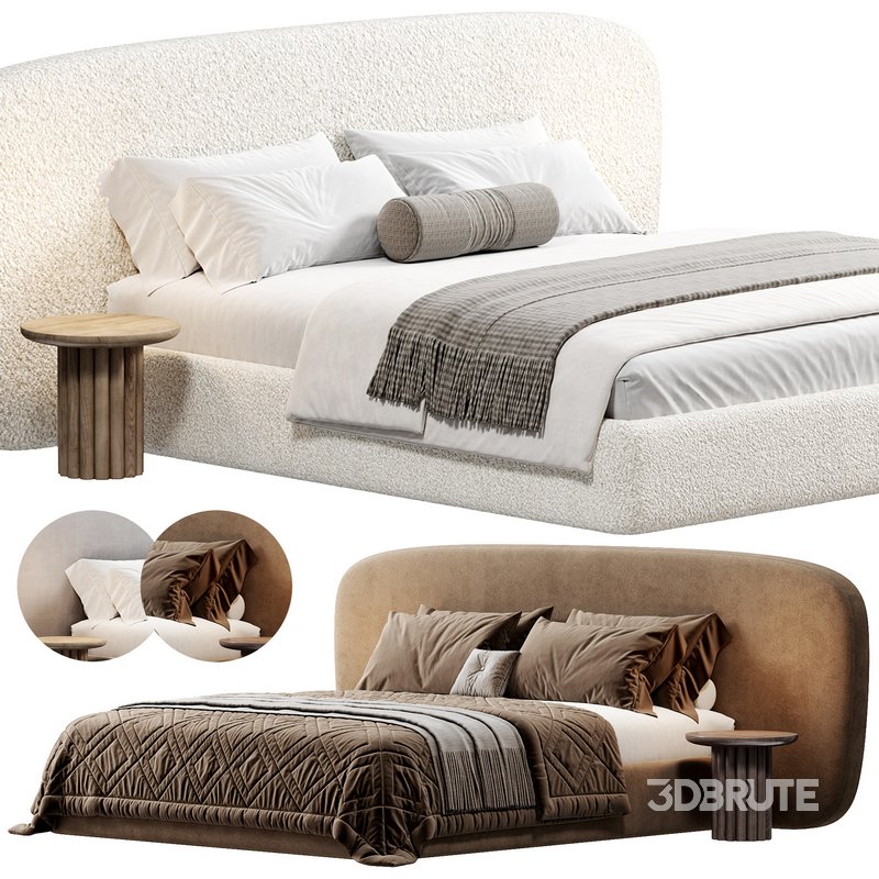 Soft bed Molina by Oneandhome Image 1