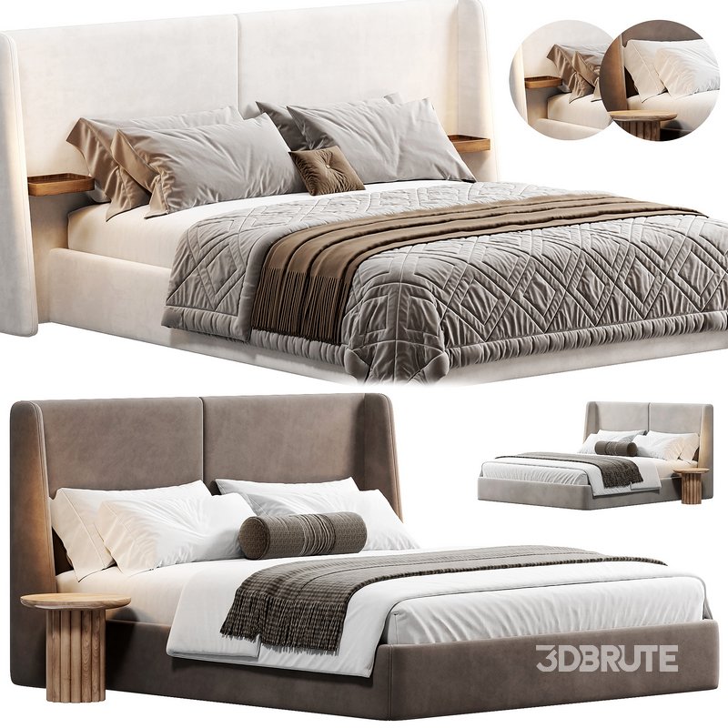 Soft headboard XL Jolien Bed by laredoute Image 1