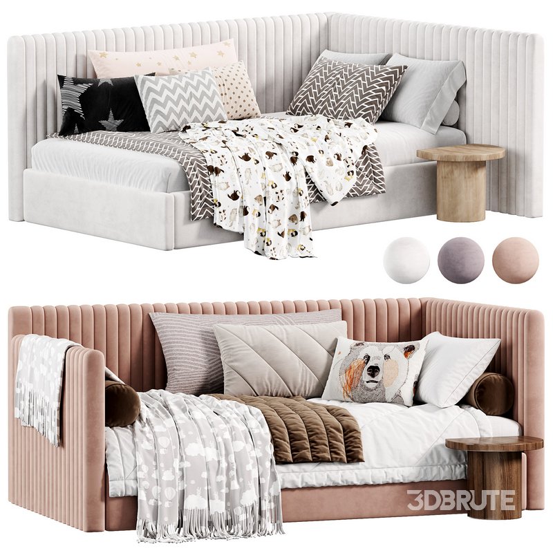 Corner bed Danny kids narrow panels by sensorsleep Image 1