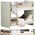 Finn Sage Green Wood Kids Bed by crateandbarrel - Thumbnail 1