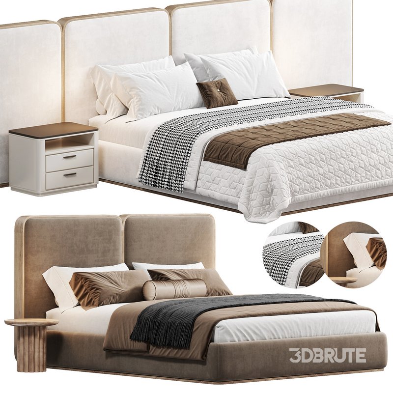 GEM UPHOLSTERED KING QUEEN BED by adrianahoyos Image 1