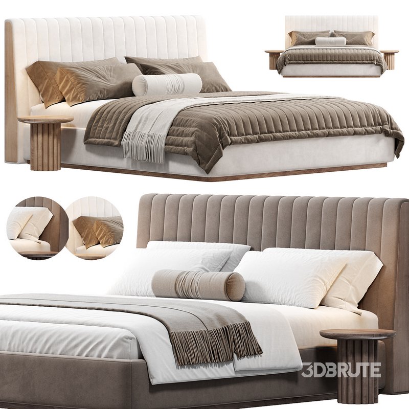 HARRY BED By Berlin camel Image 1