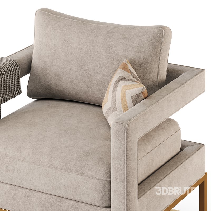 Avery Pink Velvet Chair With Image 12